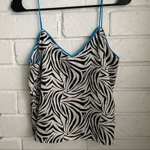 Topshop Zebra Top